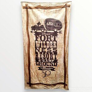 Disney Parks - WDW 50th Anniversary - Fort Wilderness Resort Beach Towel